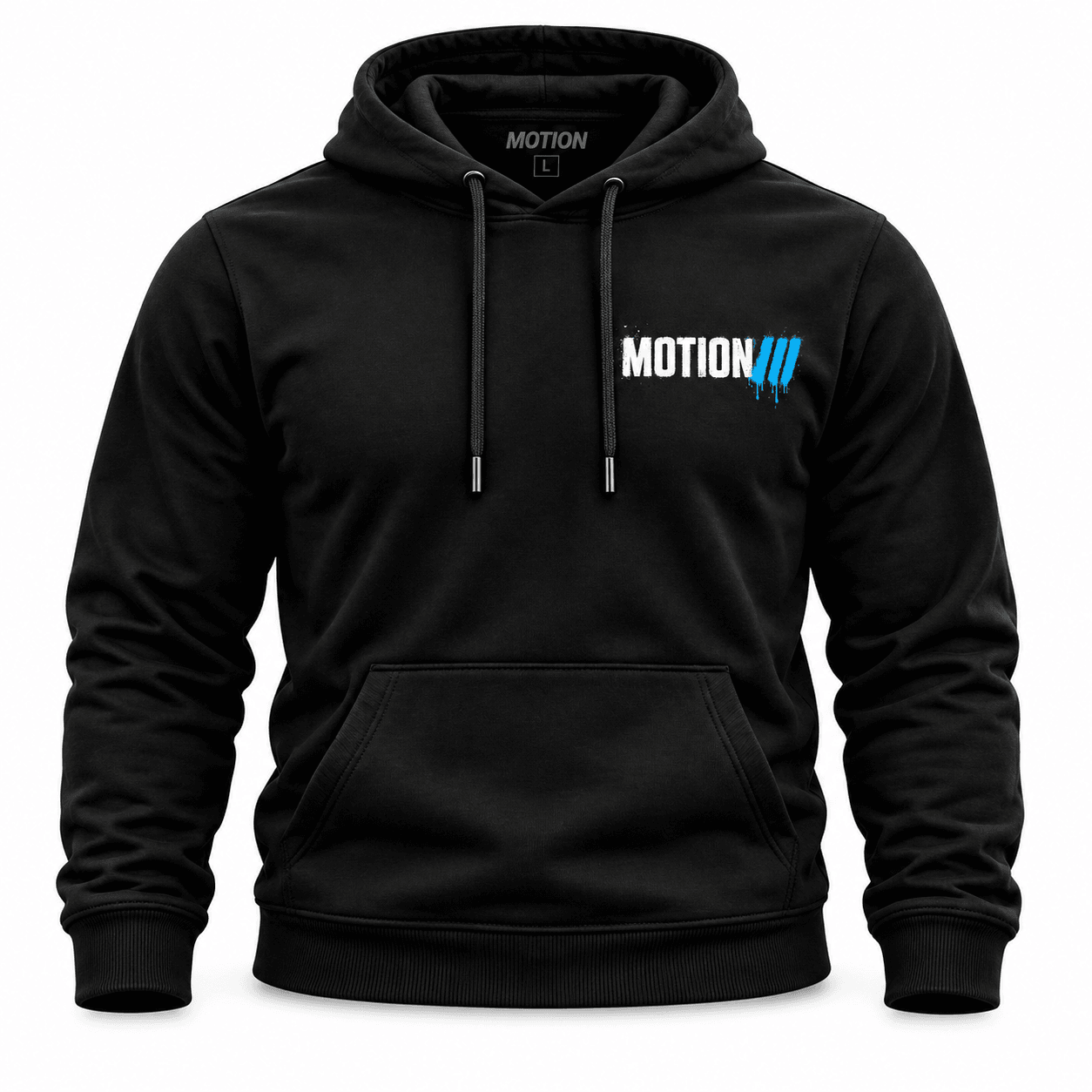 MOTION Always Forward Shield Hoodie, photo 1: Always Forward shield hoodie front on white